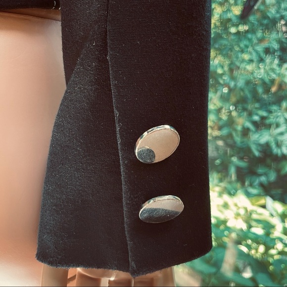 Cache Contour Collection Belted Jacket Black Sz S - Picture 7 of 16